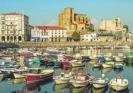 Imagen del puerto de Castro Urdiales.