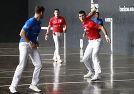 Eñaut Lizeaga, en un partido del Torneo Bankoa ABANCA-DV.