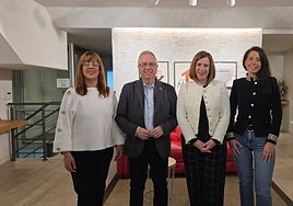 Goizane Álvarez, José Ignacio Asensio, Cristina Laborda y Azahara Domínguez.