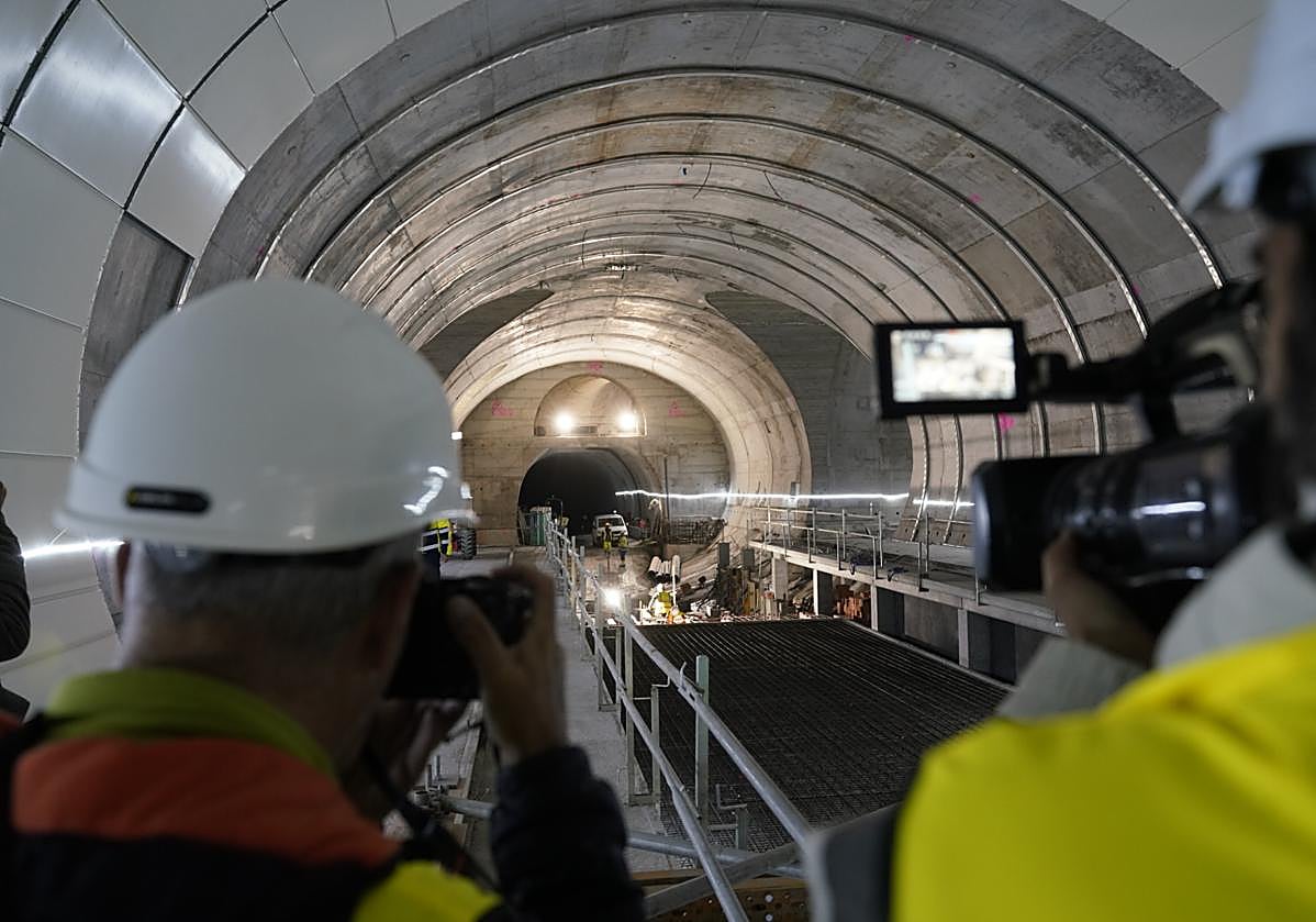 Así está ya la estación del Topo Centro - La Concha