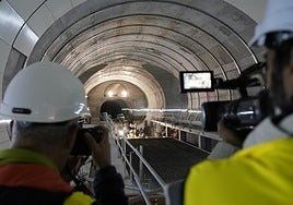 Así está ya la estación del Topo Centro - La Concha