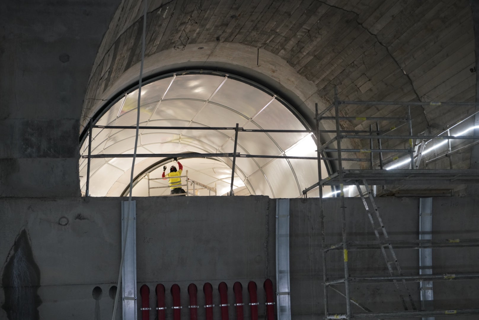 Así está ya la estación del Topo Centro - La Concha