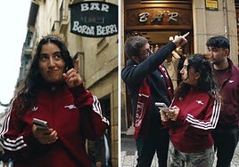 Fans del Arsenal descubren los restaurantes favoritos de Zubimendi y Merino en San Sebastián