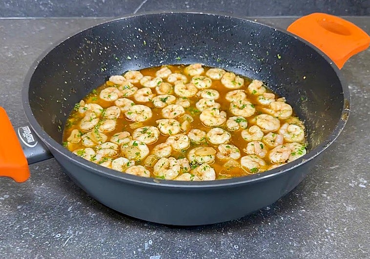 Receta de gambitas al ajillo