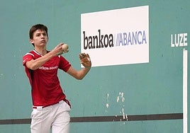 Unax Landa, en una edición anterior del Torneo Bankoa ABANCA-DV.