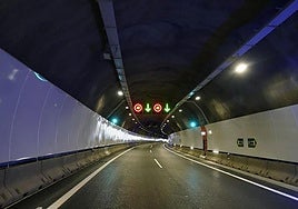 Túnel de Gorosmendi tras la renovación.