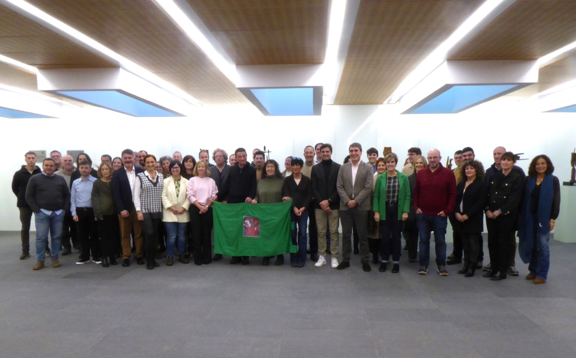 Los junteros de Gipuzkoa, con una representación de Angiozar