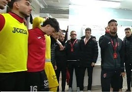 Marc Carrasco, en mitad de la charla motivacional