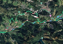 Restablecido el tráfico en la AP-8 en Zaldibar dirección Bilbao tras un accidente de tres vehículos