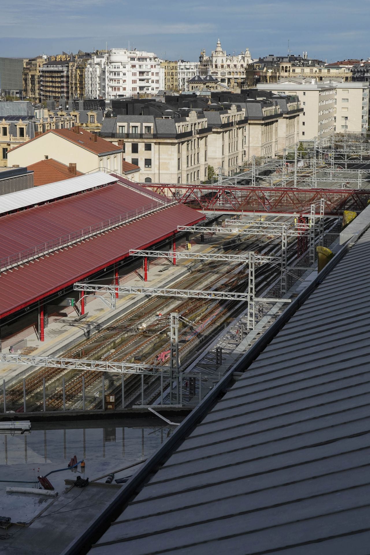 Las obras para poder recibir el TAV en Atotxa, a punto