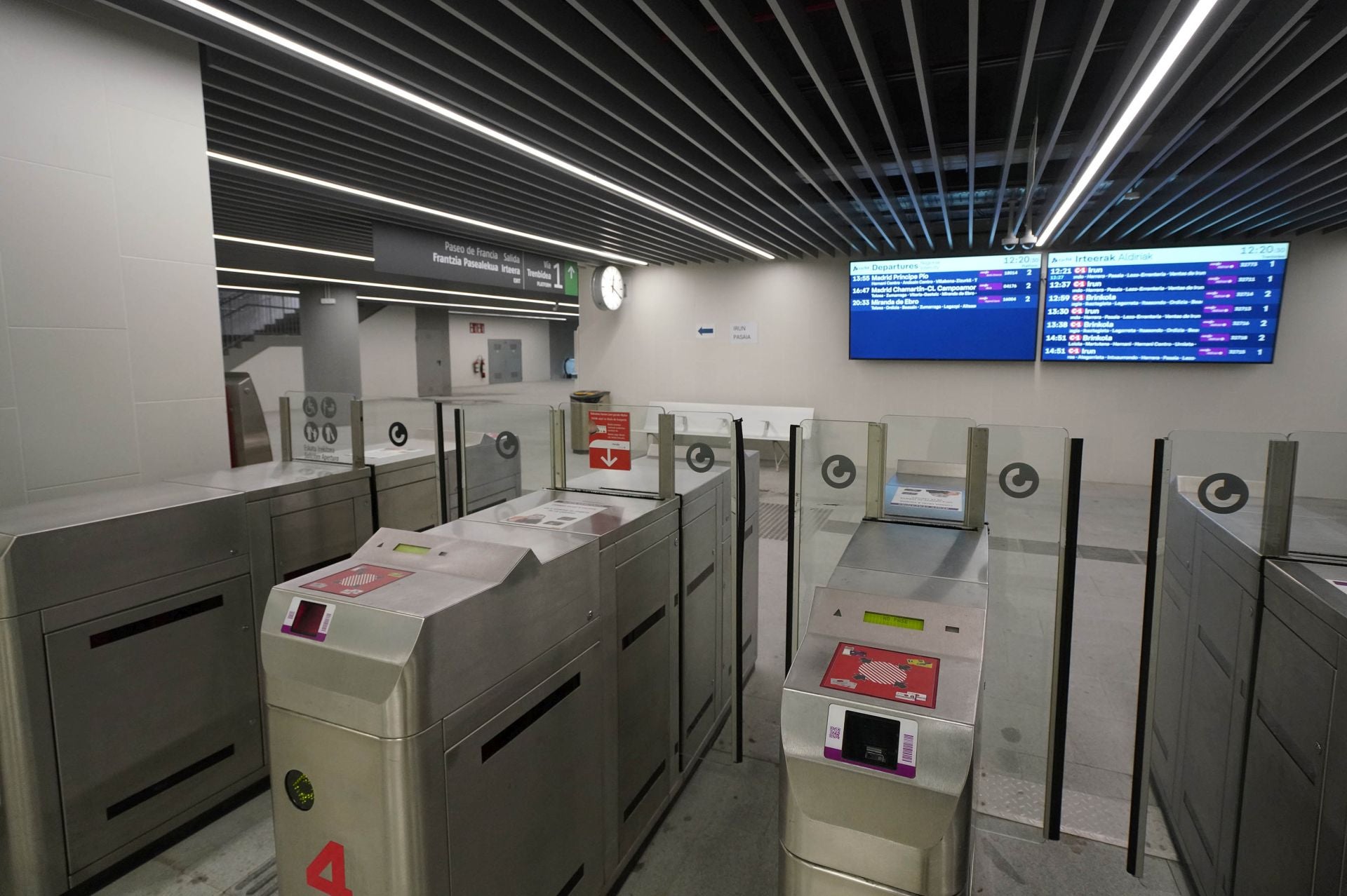 Las obras para poder recibir el TAV en Atotxa, a punto