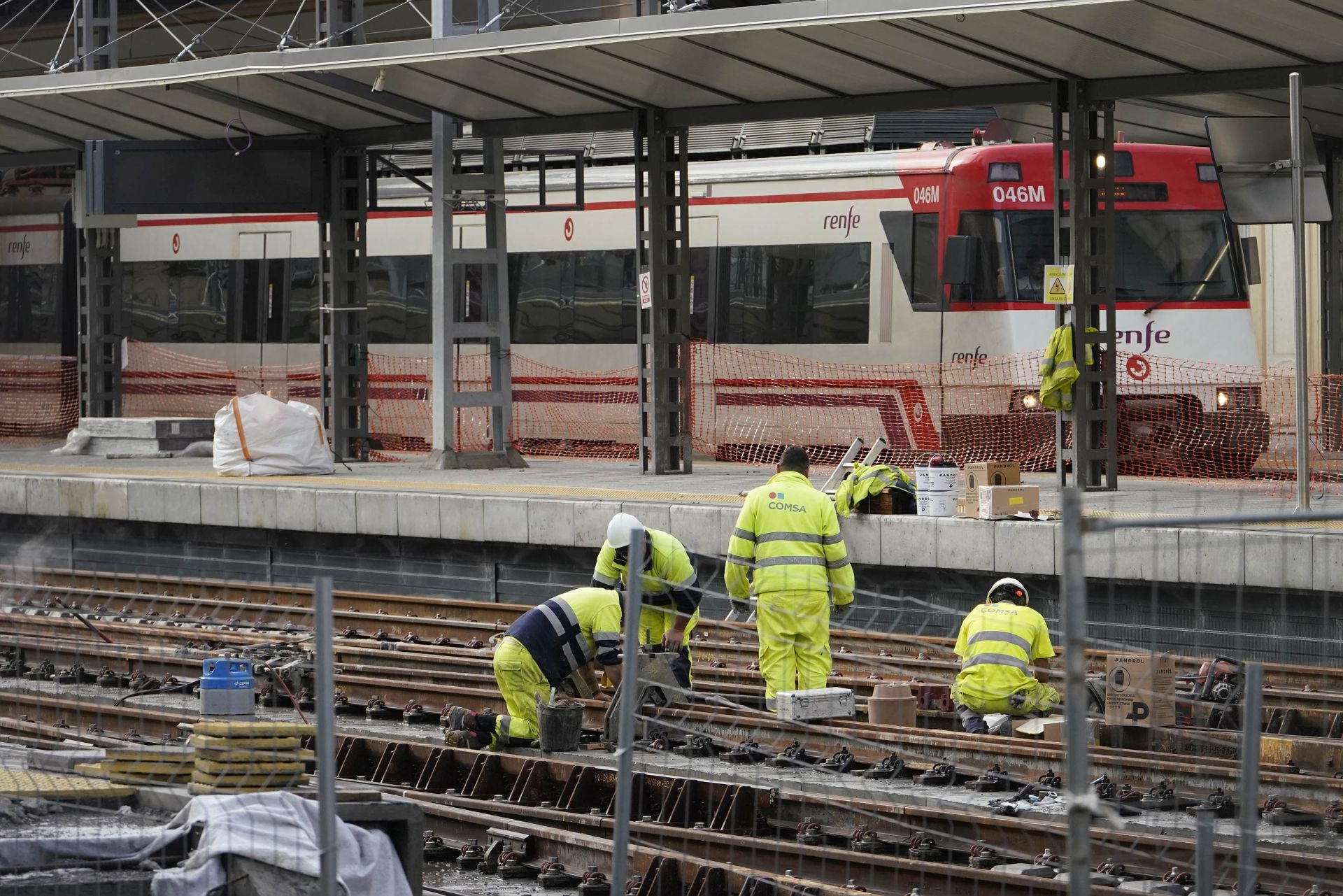 Las obras para poder recibir el TAV en Atotxa, a punto