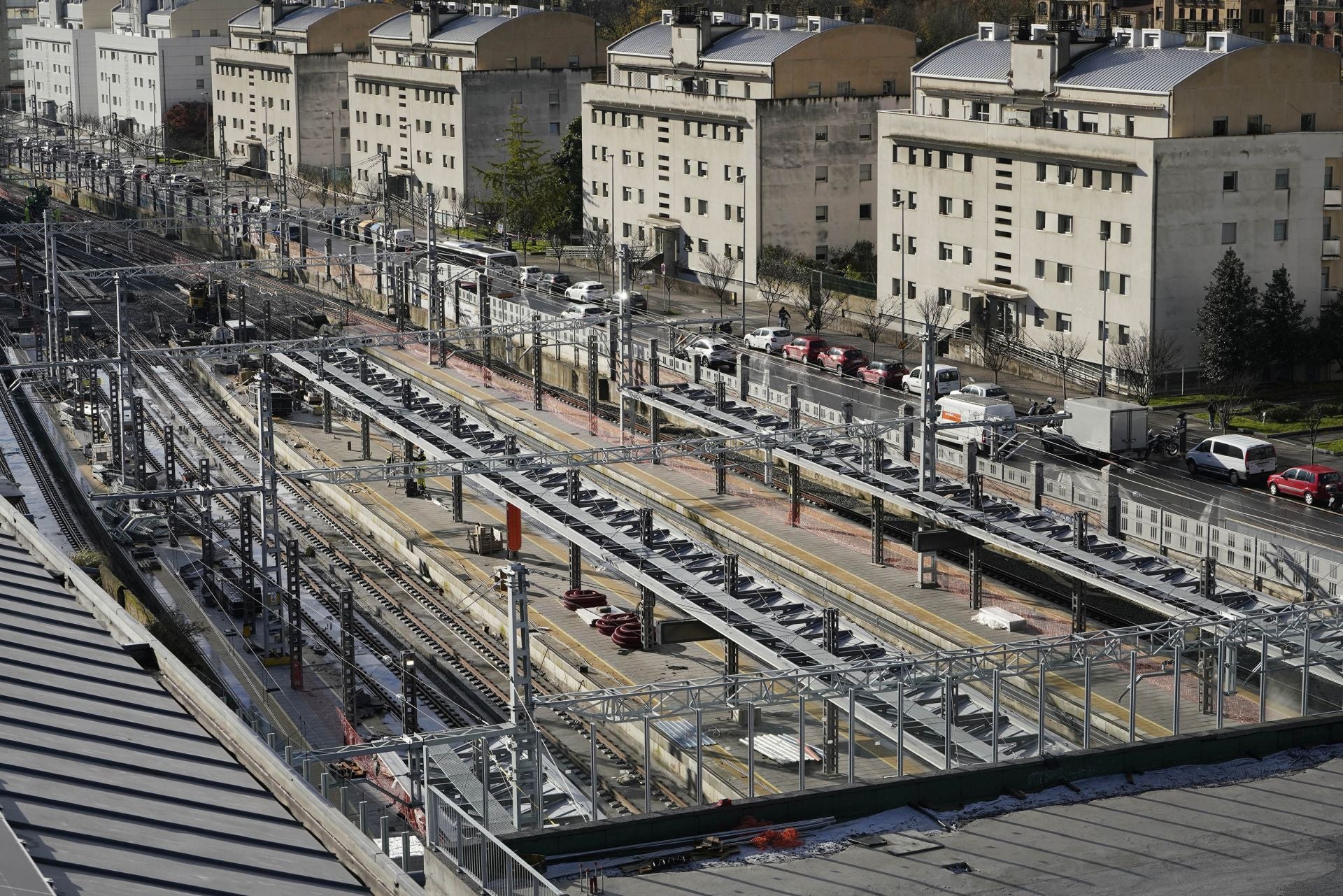 Las obras para poder recibir el TAV en Atotxa, a punto