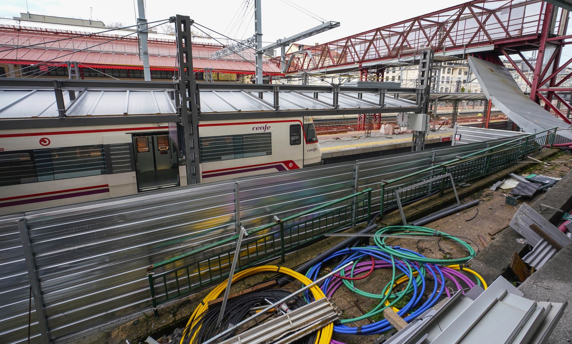 Las obras para poder recibir el TAV en Atotxa, a punto