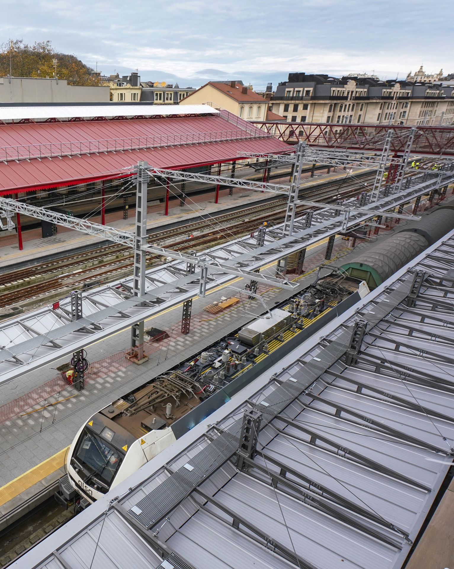 Las obras para poder recibir el TAV en Atotxa, a punto