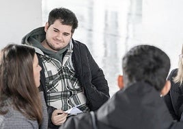 Okendo plaza acogió el Mintzodromoa este miércoles.