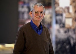 Martin Parr, en 2018 en el Museo donostiarra de San Telmo.