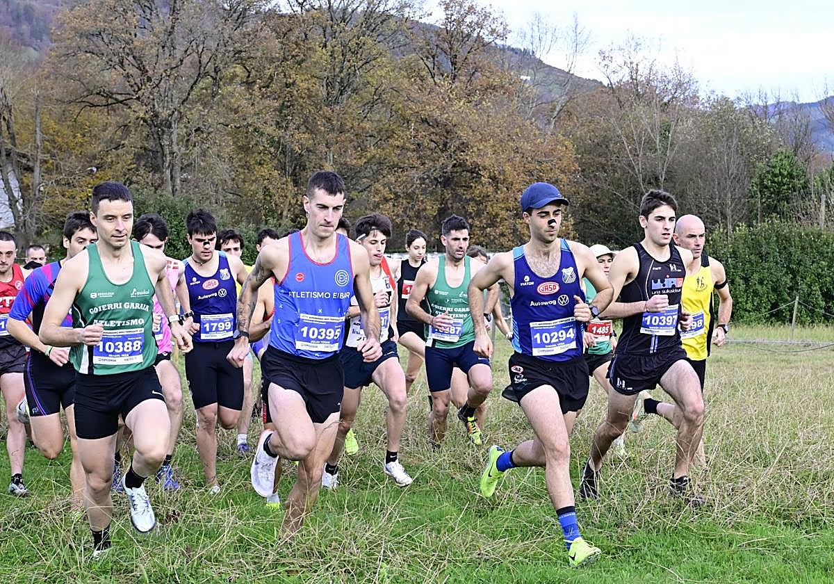 Salida de la prueba absoluta en Ordizia.