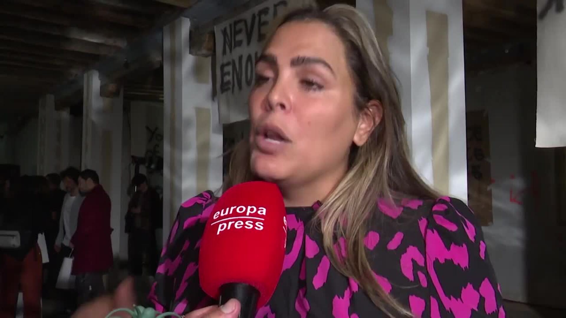 Amor Romeira da la cara por David: "Si no trabajara el discurso hubiese sido que es mantenido"