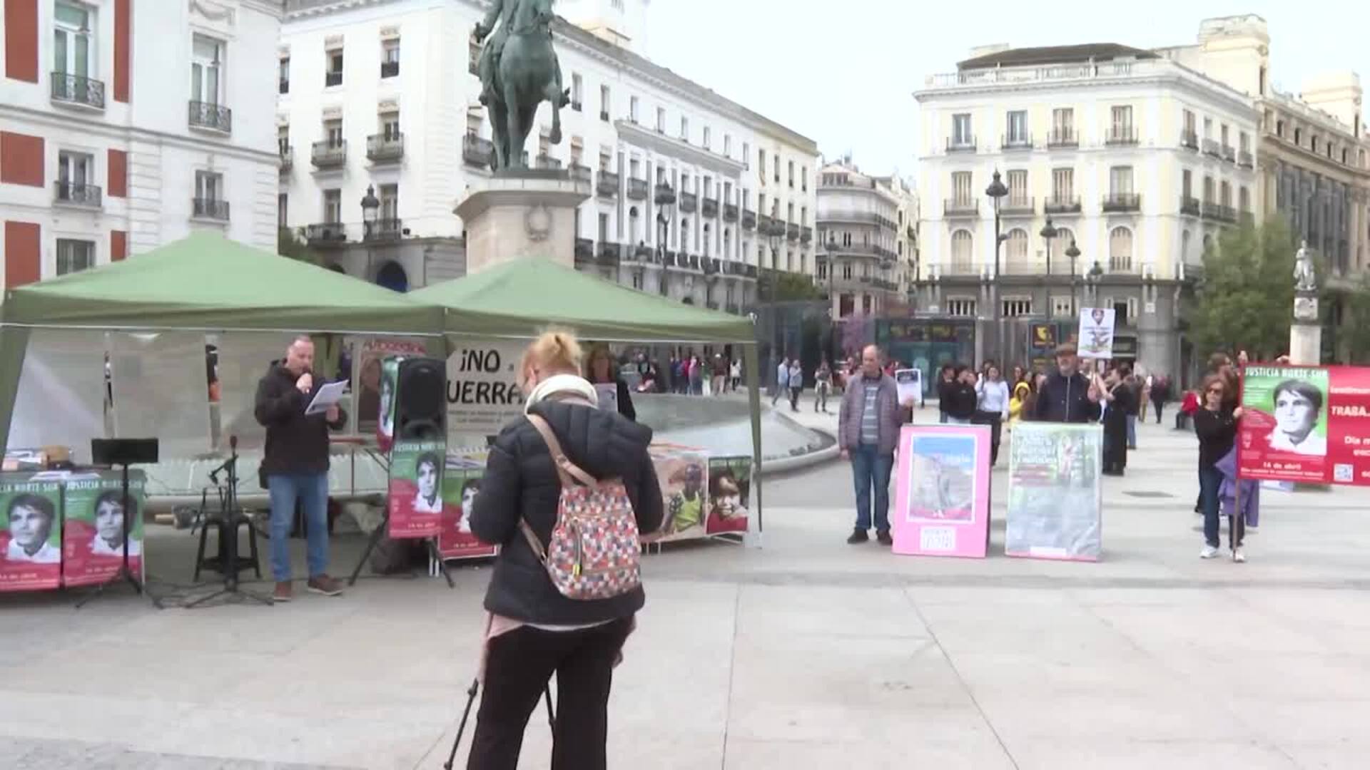 Una concentración en Madrid clama contra la esclavitud infantil
