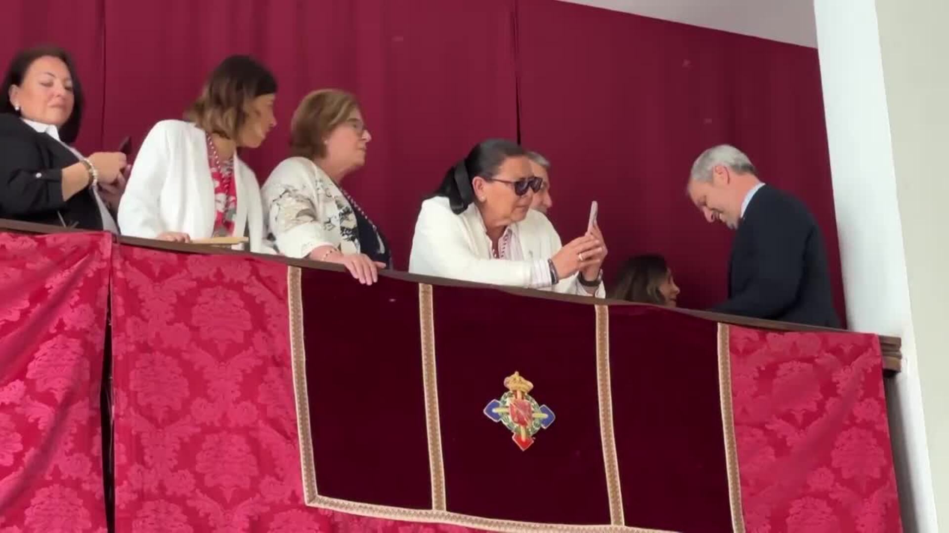 María del Monte disfruta del inicio de la Semana Santa en Málaga con la procesión del Cautivo