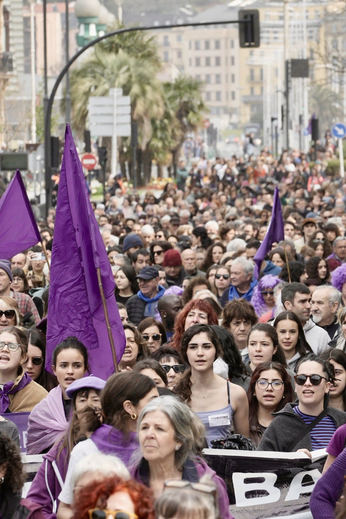 La marcha del 8-M de Donostia, en imágenes | El Diario Vasco
