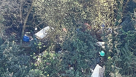Vertedero de basura en el Paseo de Errondo