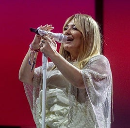Amaia Montero se queda atascada en una plataforma bajo el escenario: «Yo seguía cantando y... ¡pum! ha sido maravilloso»