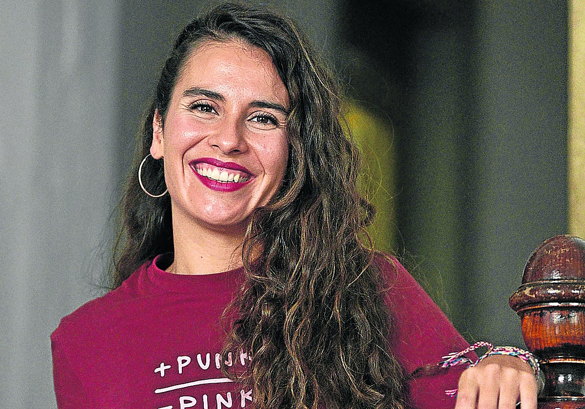 Irati Garmendia, Donostian bere liburu berriaren aurkezpenean.