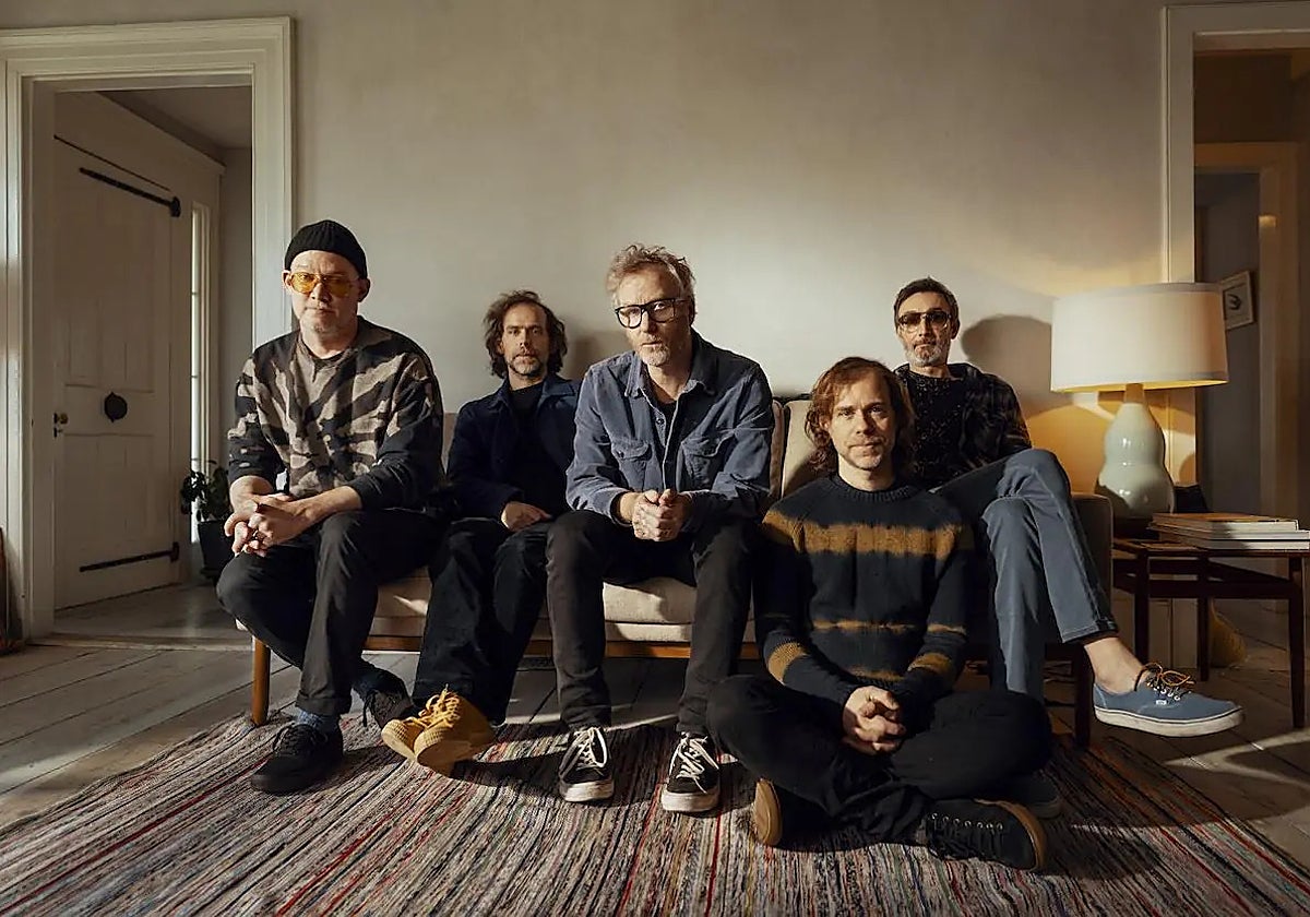 Miembros de la banda The National.