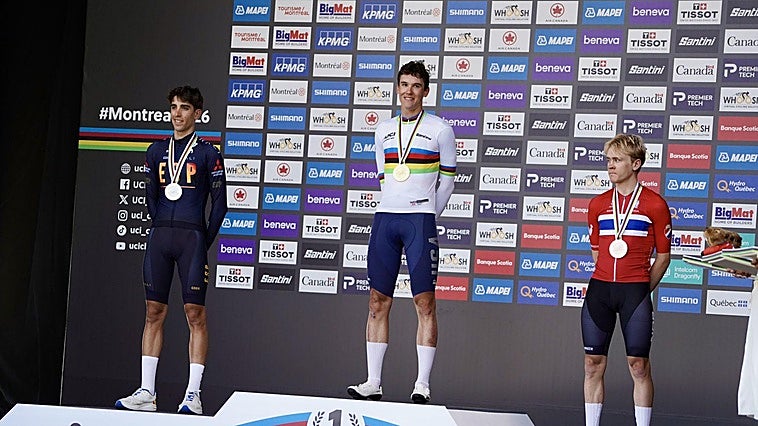 Héctor Álvarez, medalla de plata en la prueba en ruta sub-23