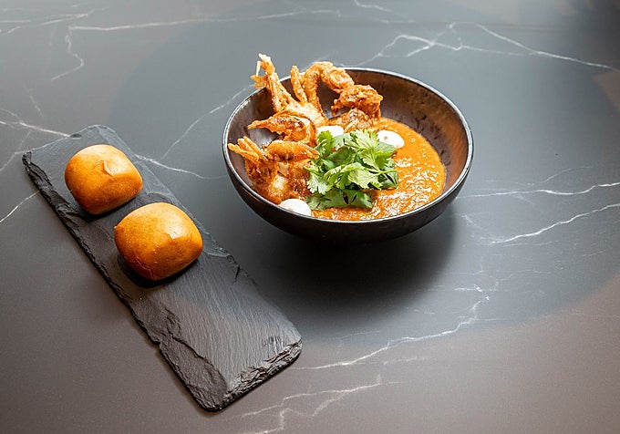 El nuevo plato de cangrejo que estará disponible el martes.