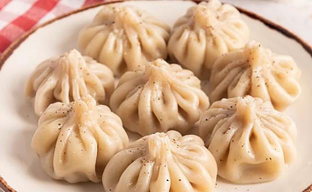 Plato de jinkali o khinkali.
