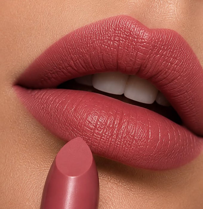 Barra de labios efecto mate.