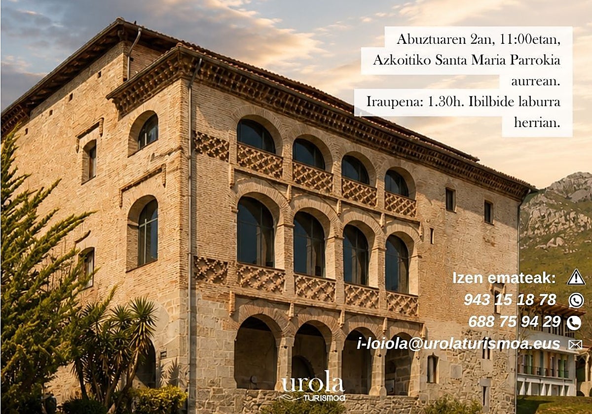 Azkoitia invita a descubrir su patrimonio con dos visitas guiadas este fin de semana