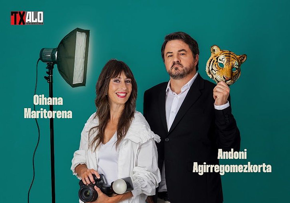 Andoni Agirregomezkorta y Oihana Maritorena, en Sarobe