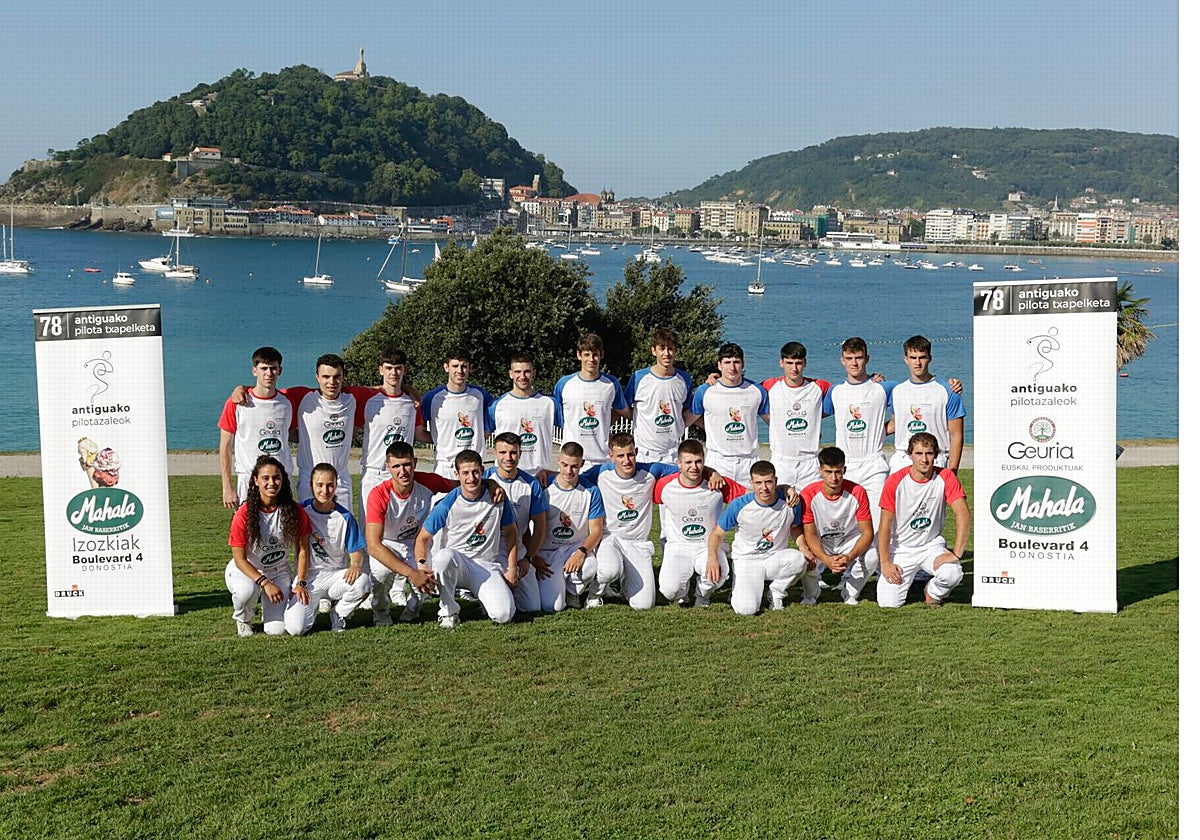 El torneo de pelota del Antiguo donostiarra abre el martes en Antzuola