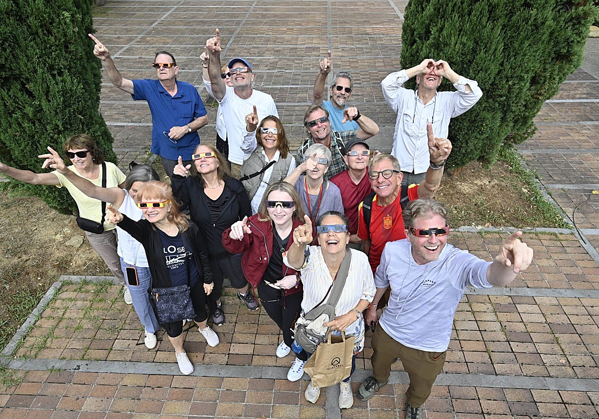 «Venimos desde Estados Unidos para disfrutar del eclipse»