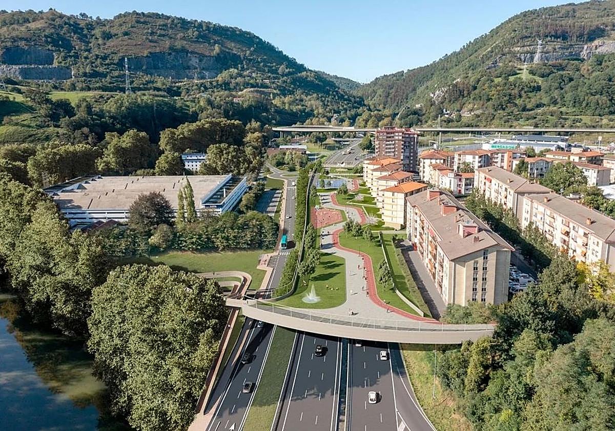 Vecinos de Andoain llevan el rechazo al 'Proyecto Lazo' ante el Ararteko