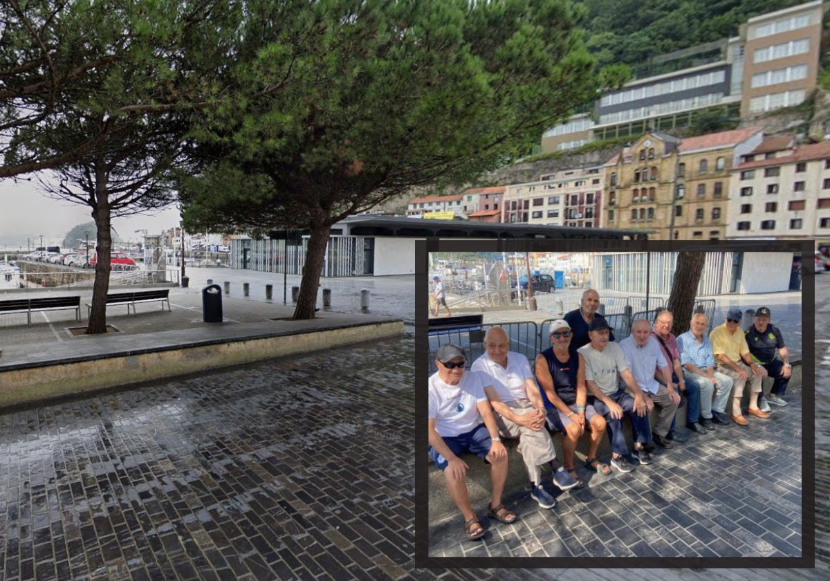 Los 'guardianes del Muelle' se quedan sin bancos por las regatas de La Concha: «Lo cuidan como si fuese su casa»