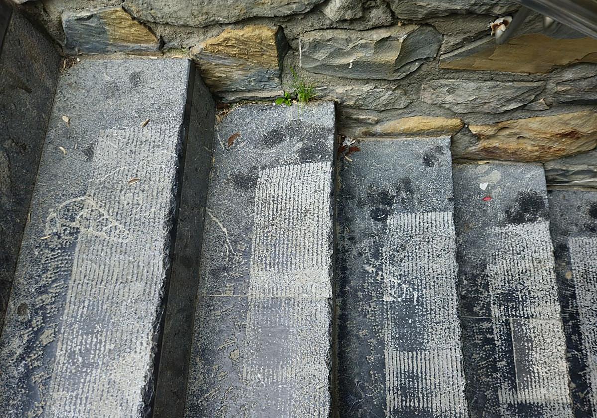 Obras en las escaleras del Aquarium: «han vandalizado fósiles de 120 millones de años»