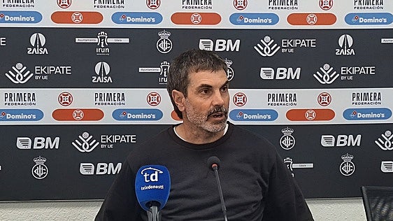 Ramsés Gil: ««Me gusta más mi plantilla que la del Mirandés»