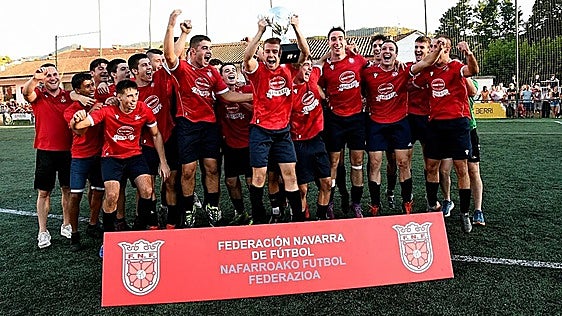 El sueño del Baztan en la Copa comienza con el viaje a Calatayud