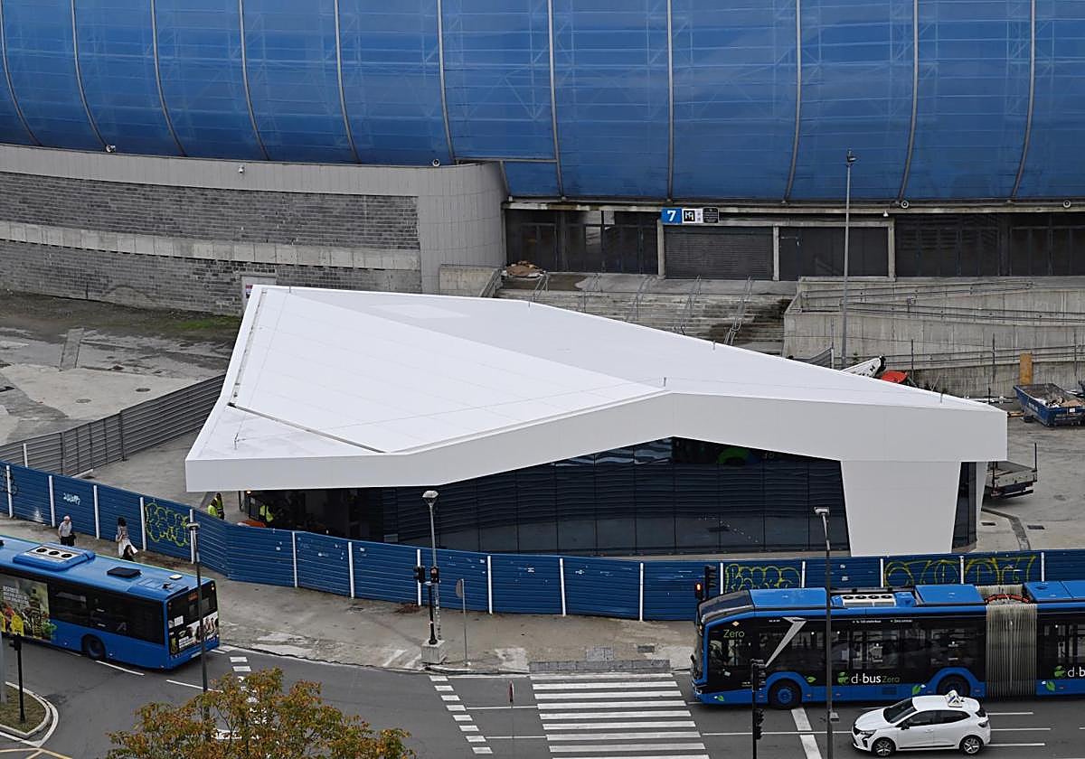 El nuevo acceso a la estación del Topo de Anoeta se abrirá el próximo jueves día 8