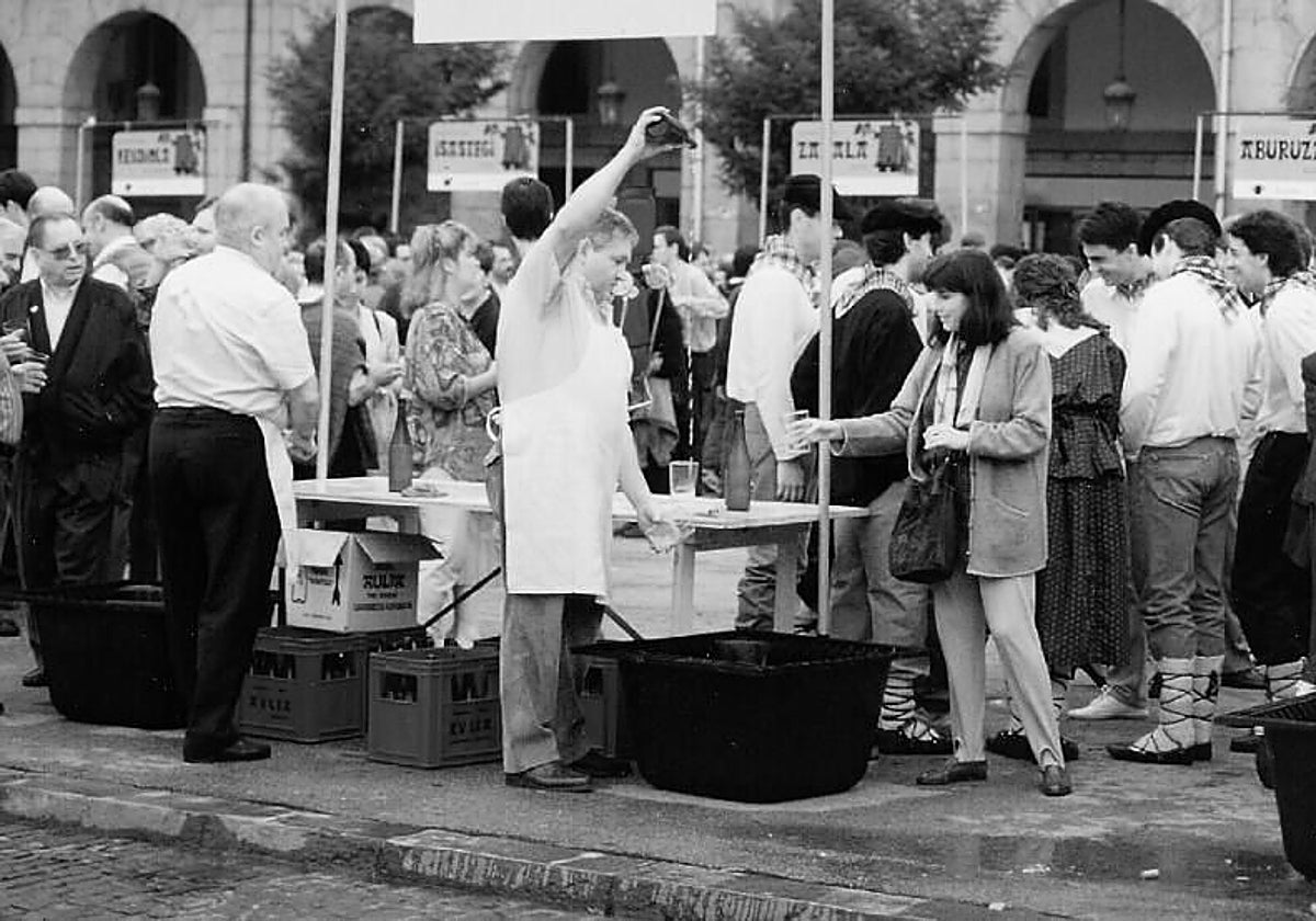Cuarenta años de txotx en Herri Eguna, de novedad en 1986, a tradición sagrada