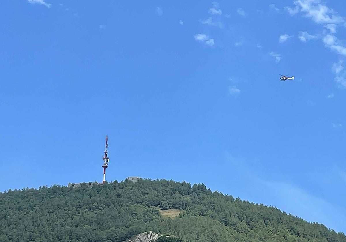 Rescatan a un montañero de 62 años herido en Herniozabal
