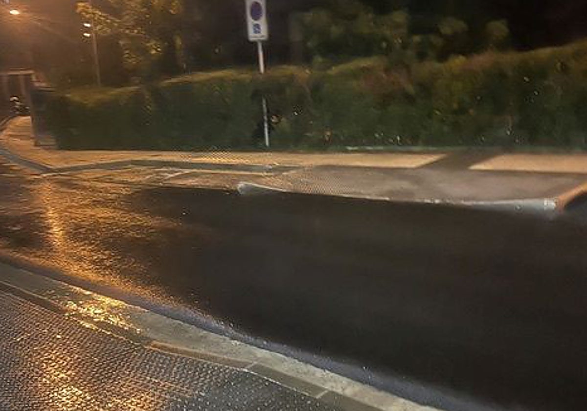 Sirimiri: «Pasos de cebra desaparecidos en Intxaurrondo»