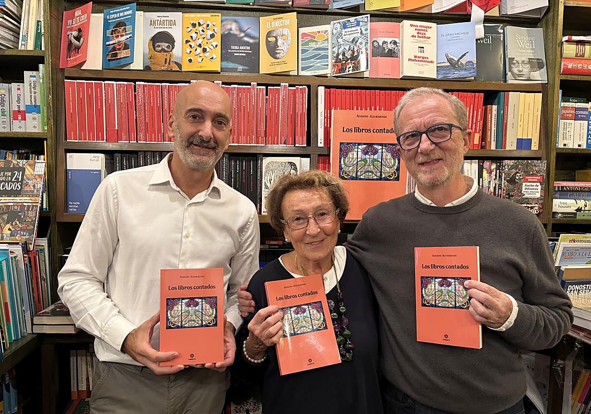 Andoni Azurmendi y sus 'libros contados'