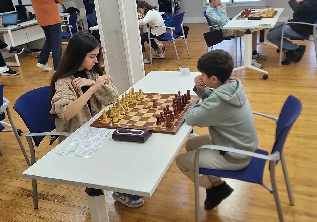Derbi azkoitiarra en el Zonal de Tercera categoría de Azpeitia de ajedrez