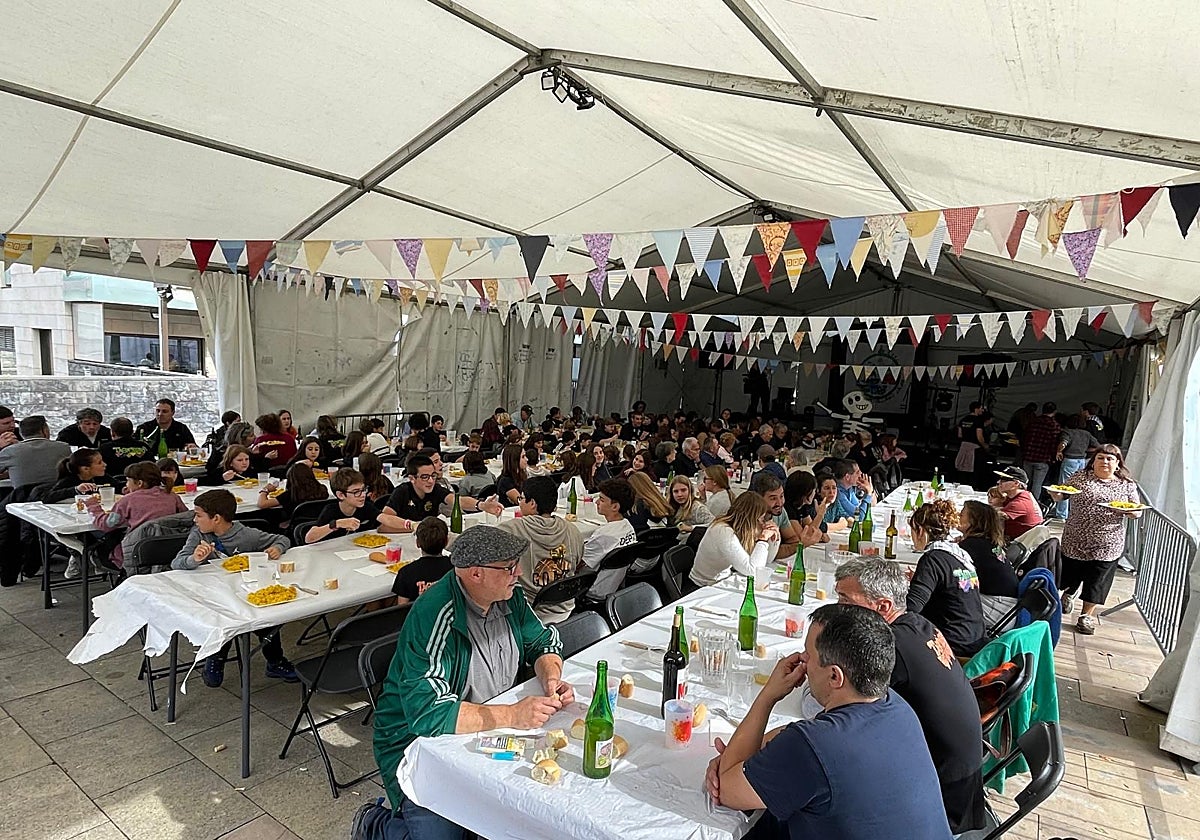 Txantxilla echó el cierre al periodo de fiestas en los barrios del municipio
